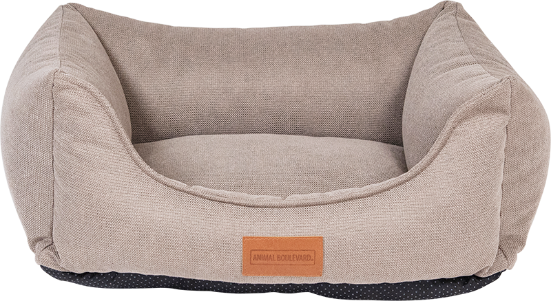 AB  SOFA Brun Clair-S 60x44x23cm