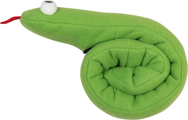 AB TREAT TOY Slang Groen- 75x8,5cm
