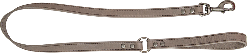AB WAXED LEATHER Leiband Grijs- 20mmx100cm