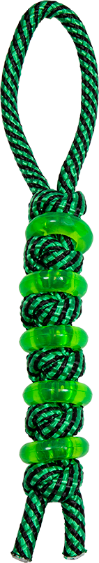 [AB50219] AB Jouet à Mâcher Vert/Noir-130-140g 36cm