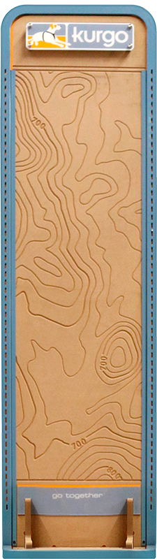 [K01728] KURGO The Woodie Display-46,5x174cm