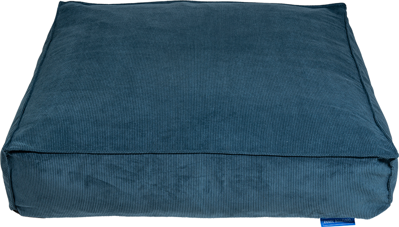 [AB10120] AB SQUARE Lit de Chien Orthopédique Blue océan-M 80x80x15cm