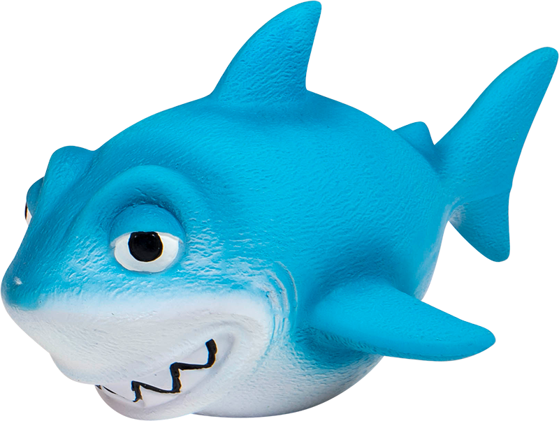 AB LATEX TOY Haai Blauw-21,5cm