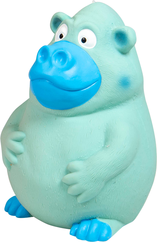 [AB50516] AB LATEX TOY Beer Blauw-14cm