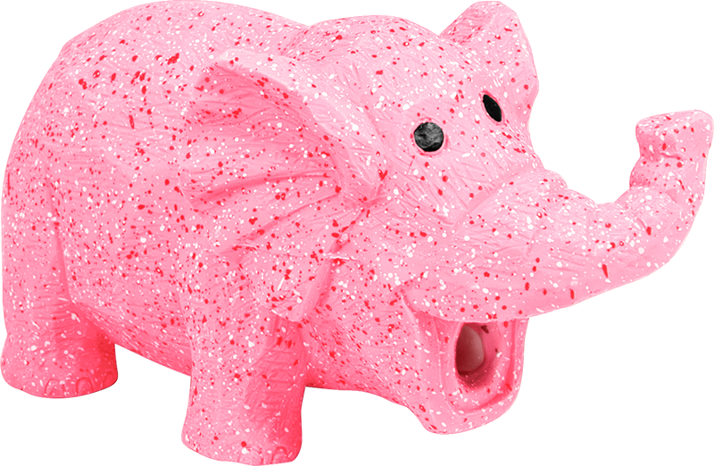AB LATEX TOY Éléphant Rose-15cm