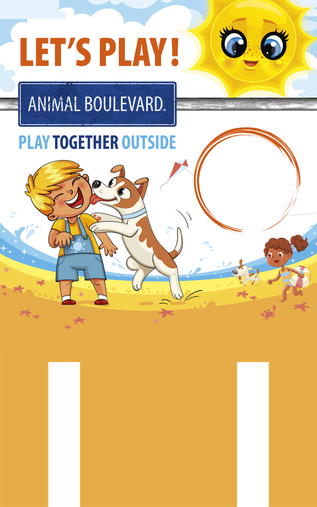 AB POS LetsPlay Pancarte Dump Bin-350x560mm