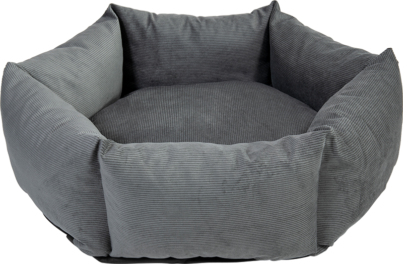 [AB10153] AB  Panier Hexagonal Gris cendré-M 70x70x30cm