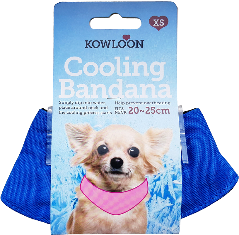 KOWLOON Cooling Bandana Blue-XS