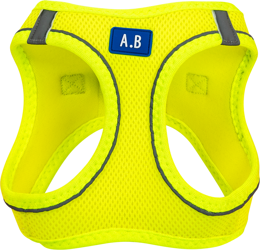 AB  Air-Mesh Harnais de Confort Jaune-XXXS 1,5-3kg