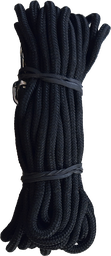 [AB45251] AB TRAVEL Aanleglijn Nylon Zwart-6mmx10m
