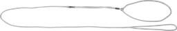 [AB32402] AB NYLON Laisse de Présentation Blanc-3mmx120cm