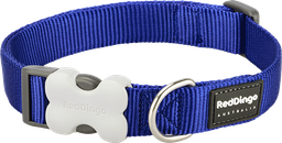 [DC-ZZ-DB-12] RD Halsband Donkerblauw-XS 12mmx20-32cm