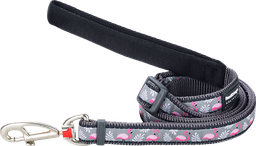 [L6-FM-GY-15] RD Leiband Flamingo Cool Grijs-S 15mmx1,8m