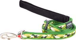 [L6-CF-GR-15] RD Leine Camouflage Grün-S 15mmx1,8m