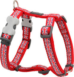 [DH-UK-RE-25] RD Harnas Union Jack Flag Rood-L 25mm
