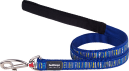 [L4-LD-DB-15] RD Laisse Courte Lotzadotz Bleu Foncé-S 15mmx1,2m