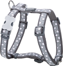 [DH-ST-GY-25] RD Harnais Stars White Gris-L 