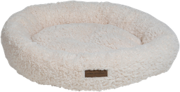 [AB12021] AB CURL PLUSH Ronde Mand Wit-XS 48x48x6cm