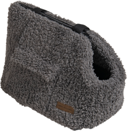 [AB12027] AB CURL PLUSH Draagtas Grijs-S 41x27x29cm