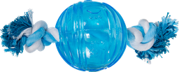 [AB50613] AB TPR TOY Bal met Touw  Lichtblauw-9cm