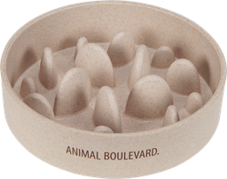 [AB65054] AB  Bamboe Slow Feeder Crème-17cm 