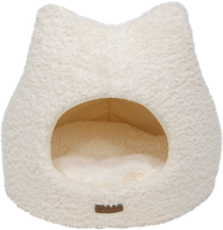 [AB12036] AB CURL PLUSH Iglo Wit-XS 45x45x42cm