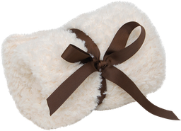 [AB12076] AB CURL PLUSH Decke Weiss-S 110x75cm