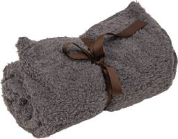 [AB12080] AB CURL PLUSH Decke Grau-M 150x100cm