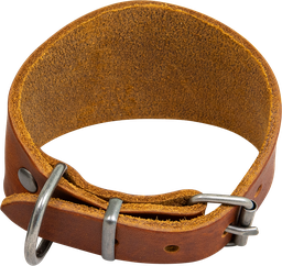 [AB30069] AB COUNTRY LEATHER Whippet Halsband Cognac-26-30cm
