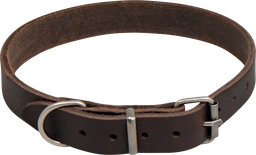 [AB30103] AB COUNTRY LEATHER Halsband Bruin-22mmx44-56cm