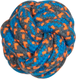[AB50239] AB ROPE TOY Bal Blauw-60g Ø6cm