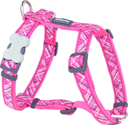 [DH-FN-HP-12] RD Harnas Flanno Roze-XS