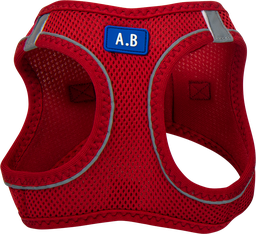 [AB32232] AB  Air-Mesh Komfort Geschirr Rot-M 6-9kg
