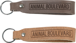 [AB97400] AB WAXED LEATHER Sleutelhanger Ass