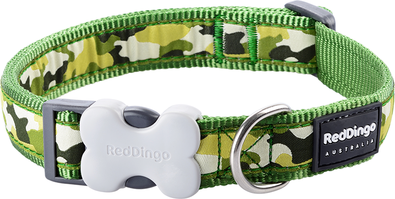 RD Halsband Camouflage Grün-XS 12mmx20-32cm