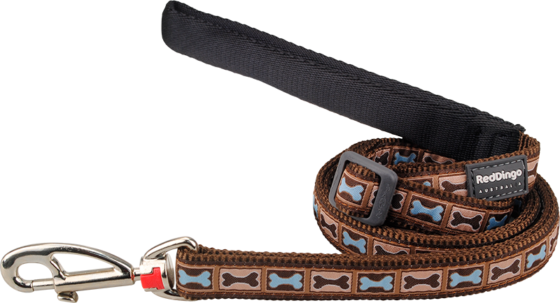 RD Leash Bone Yard Brown-XS 12mmx1,8m