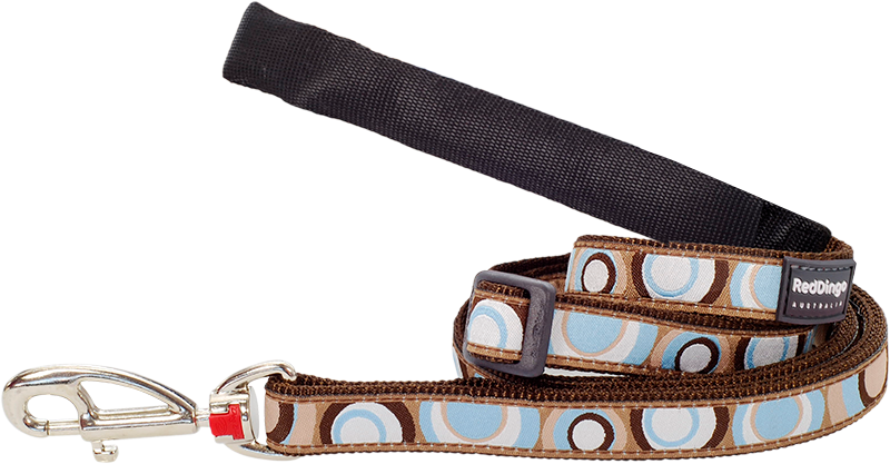 RD Leash Circadelic Brown-S 15mmx1,8m