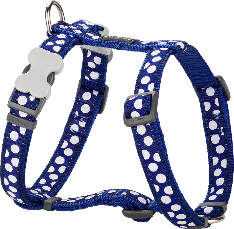 [DH-S5-DB-12] RD Harness White Spots on Navy-XS 
