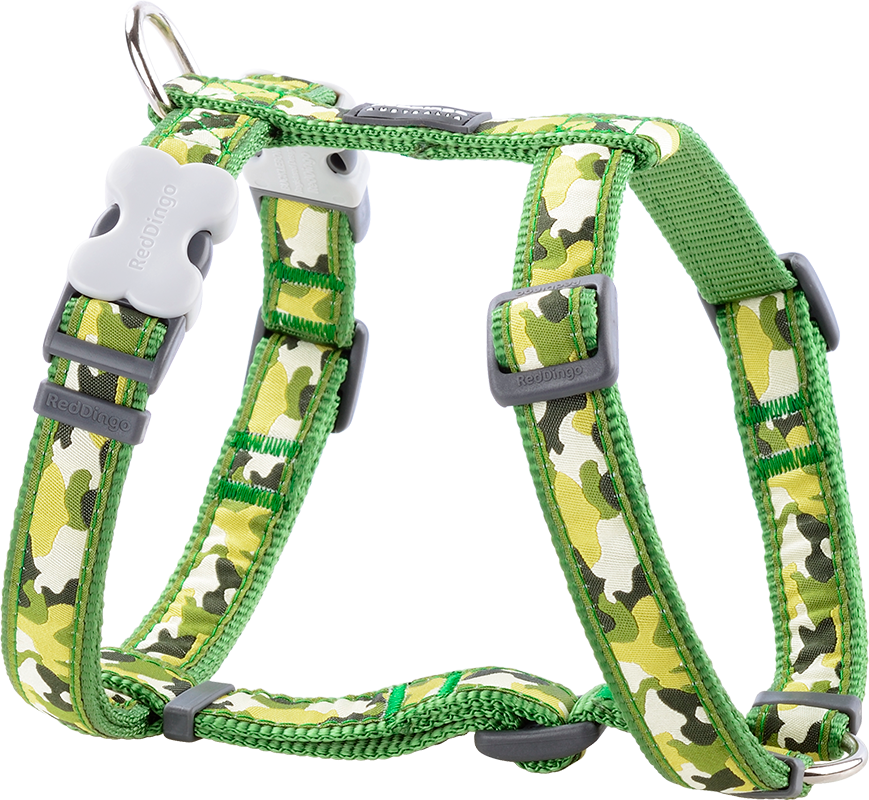 [DH-CF-GR-25] RD Geschirr Camouflage Grün-L 