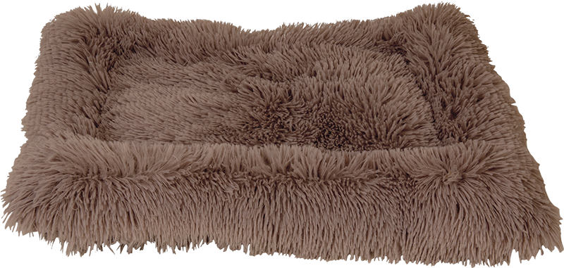 AB CUSHION Long Plush Brown-M 66x45x5cm