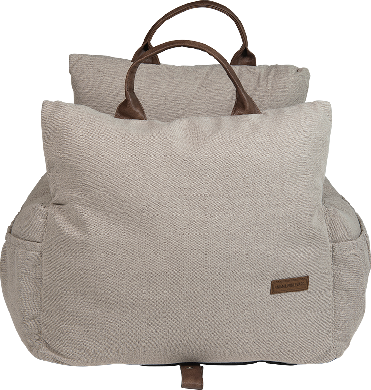 AB HOME&AWAY Autositz Beige-XS 50x42x42cm