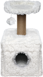 [AB59031] AB CAT TREE Lisboa White-39x39x72cm