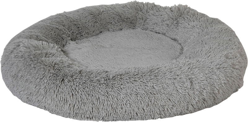 AB  BASKET Long Plush Light Grey-L Ø90cm