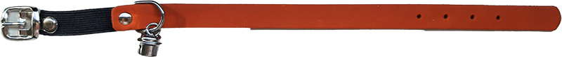 AB COUNTRY LEATHER Kattenhalsband Oranje-14mmx30cm