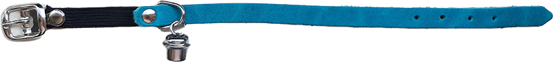 [AB30234] AB COUNTRY LEATHER Kittenhalsband Turquoise-10mmx25cm