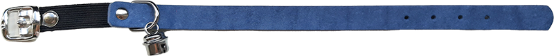AB COUNTRY LEATHER Kattenhalsband Lichtblauw-14mmx30cm