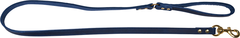 AB POSH LEATHER Leiband Blauw-16mmx120cm