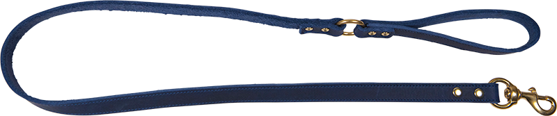 [AB31043] AB POSH LEATHER Laisse Bleu-20mmx120cm