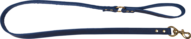 AB POSH LEATHER Leiband Blauw-20mmx120cm