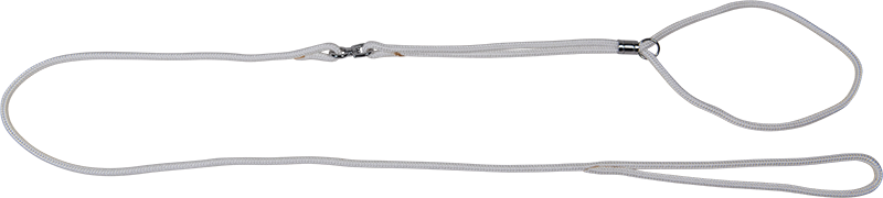 [AB32406] AB NYLON Laisse de Présentation Blanc-5mmx120cm